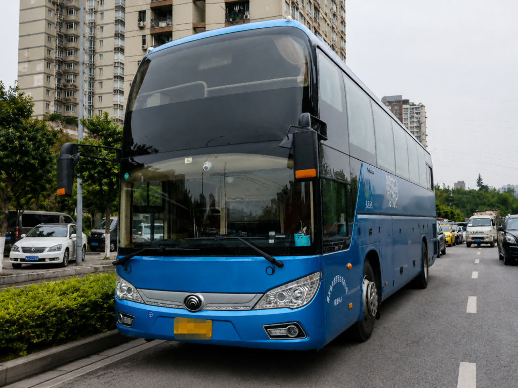 54-seater private coach with driver in Chongqing，