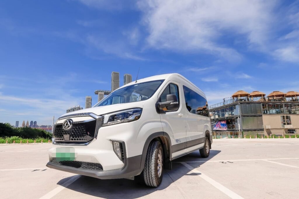 Comfortable 9-seater van with private driver in Chongqing